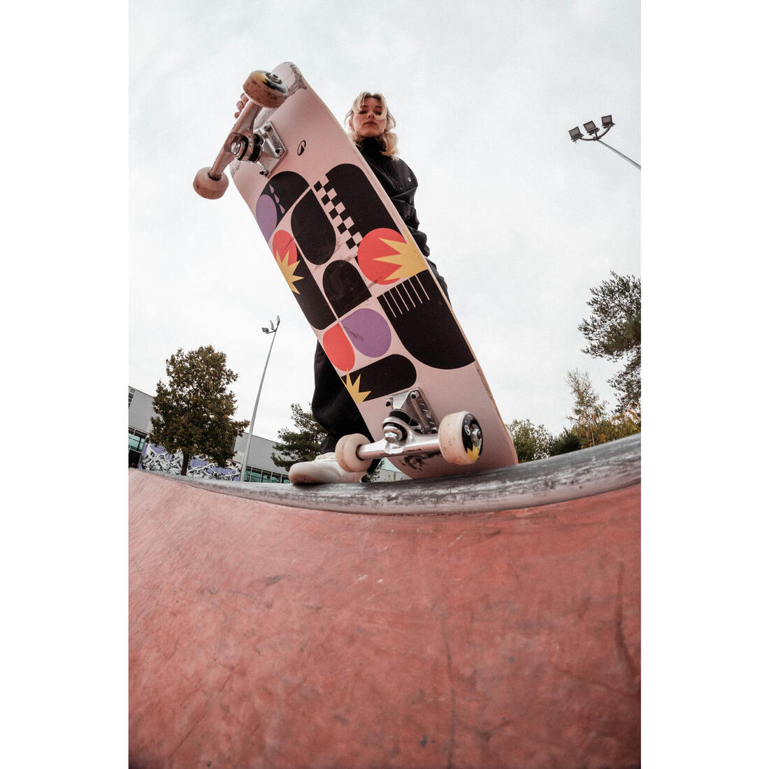 SKATEBOARD COMPLET CP100 RETRO TAILLE 8"