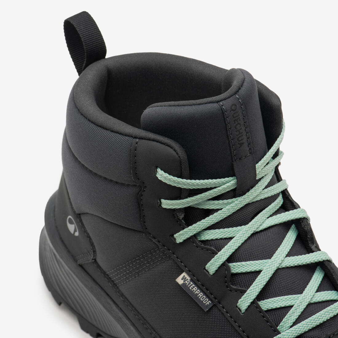 Chaussure de randonnée imperméable mid femme, NH100 Mid WP