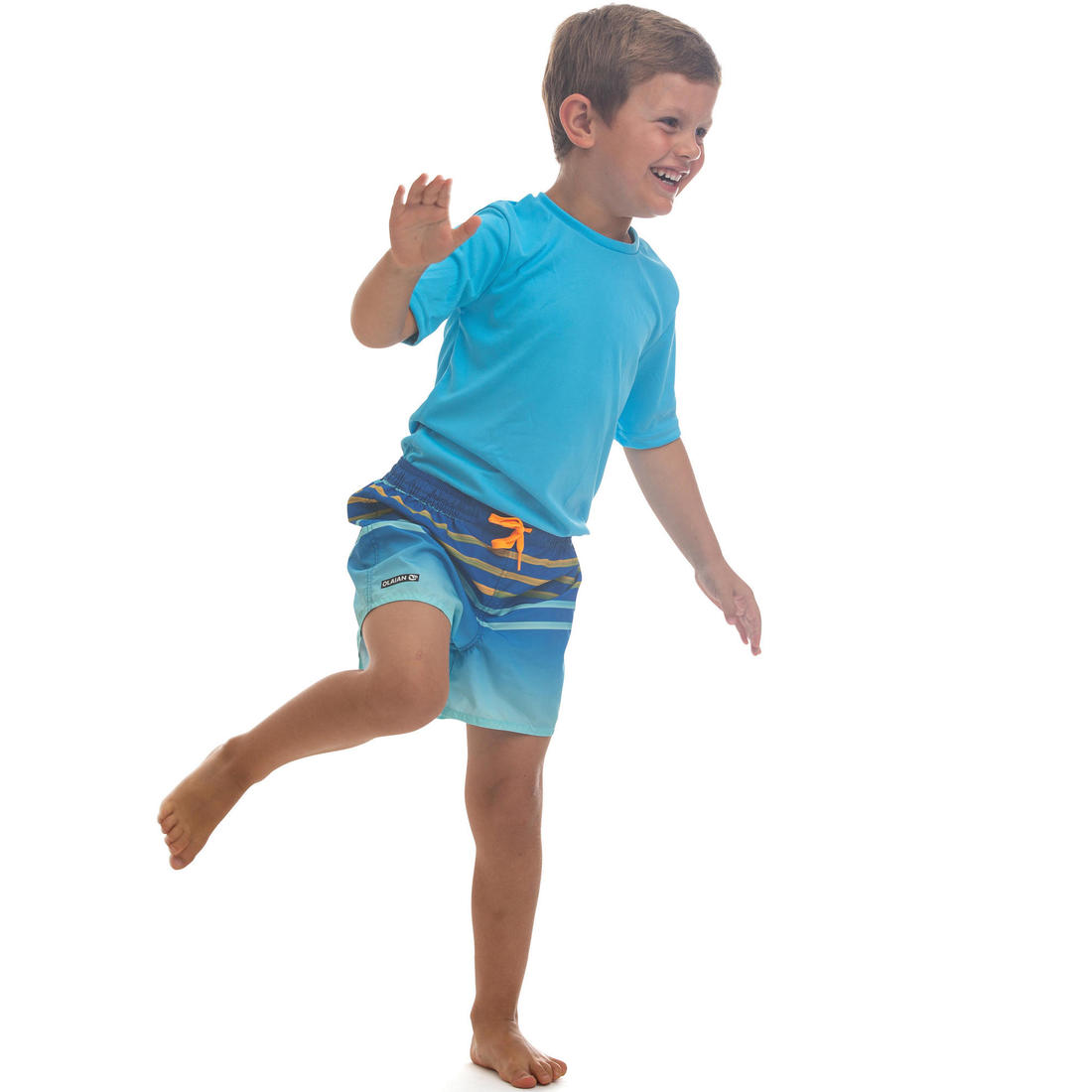 short de bain 100 Kid Rayé