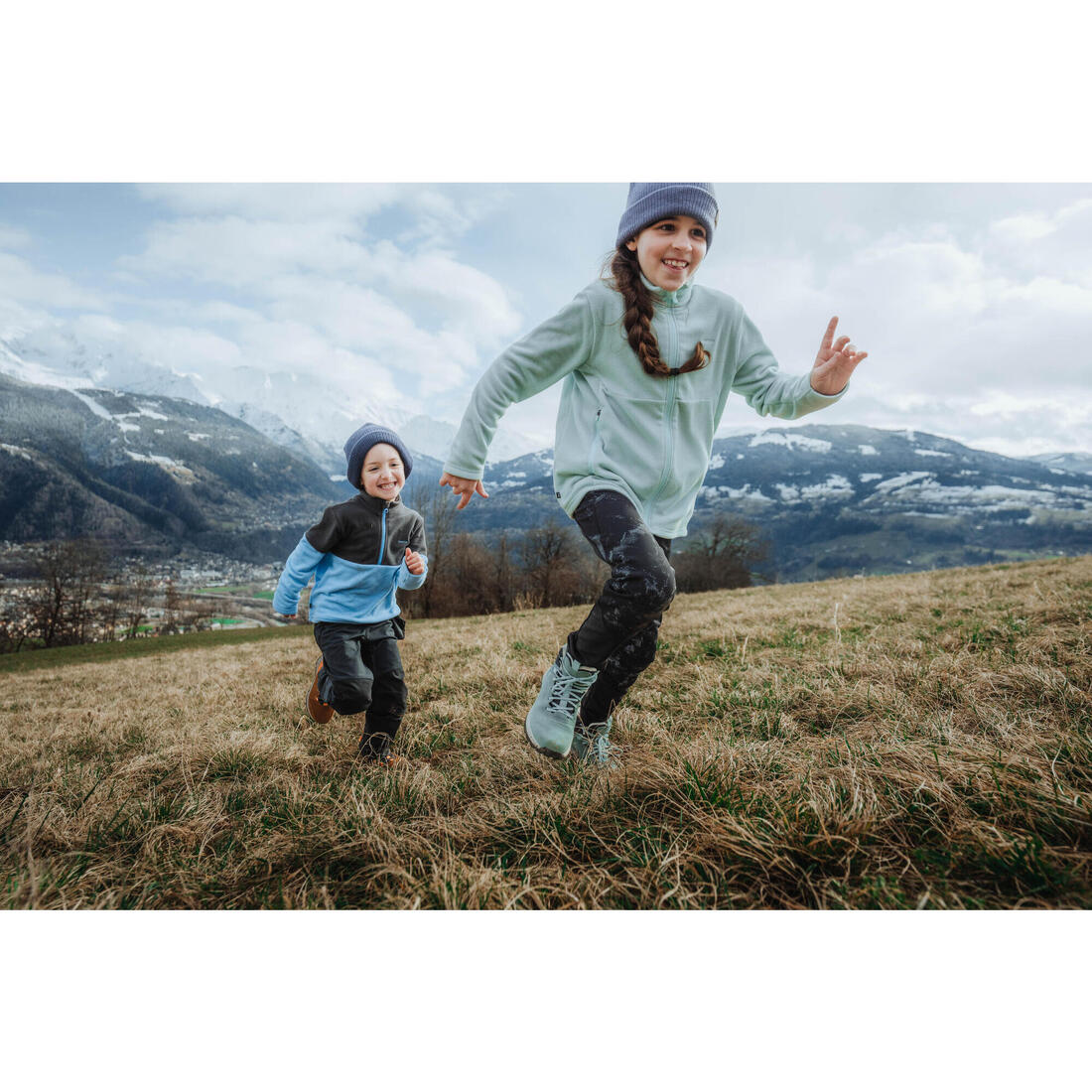 Veste polaire de randonnée enfant 7-15 ans, MH500 zip