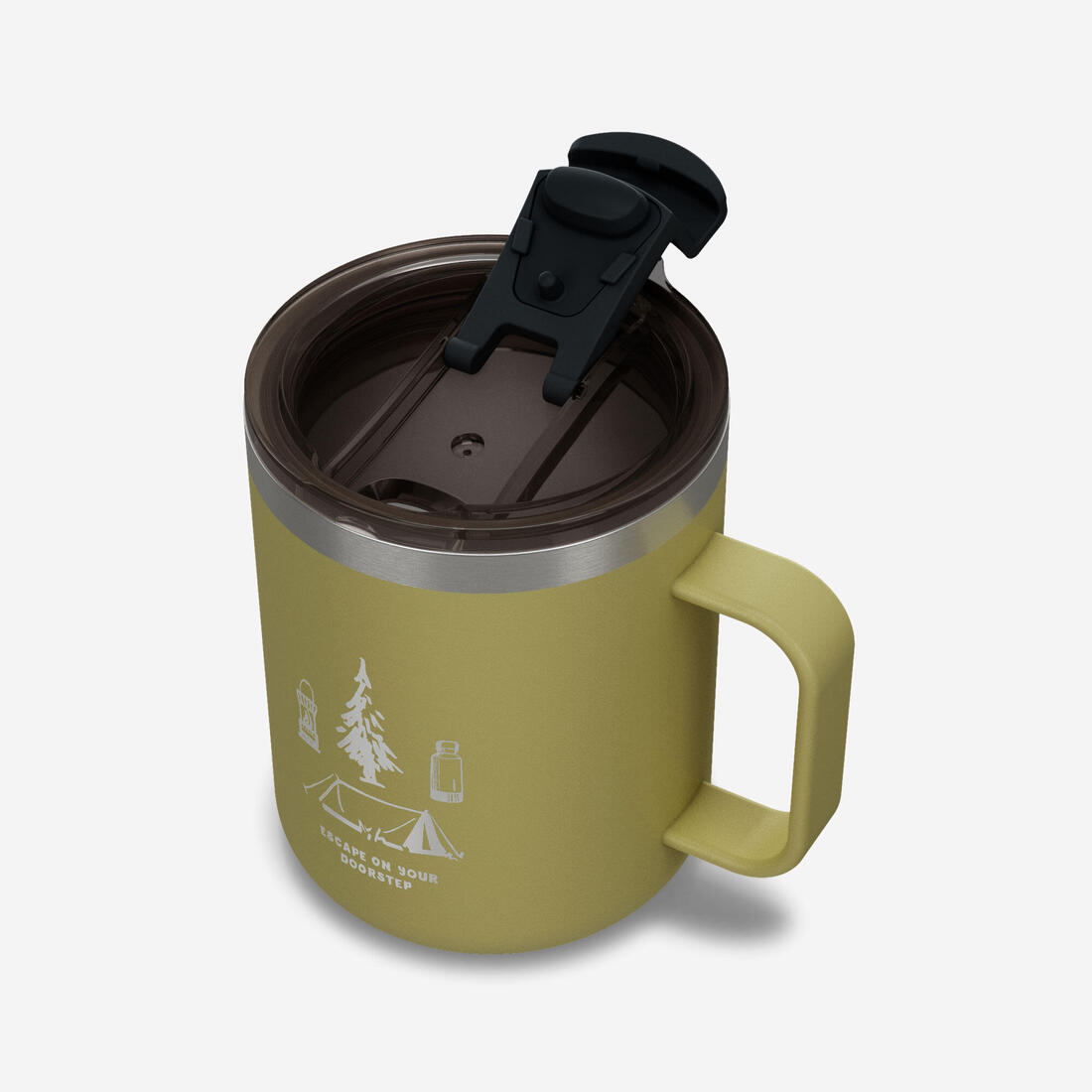 Mug 900 isotherme 0,35L en inox, pour le camping, la randonnée/trekking