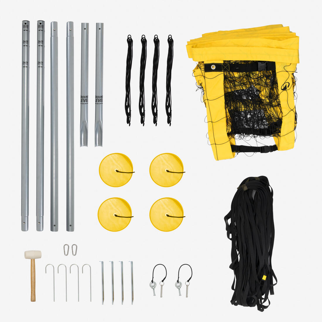 Set de beach volley stable dimensions officielles, BV900