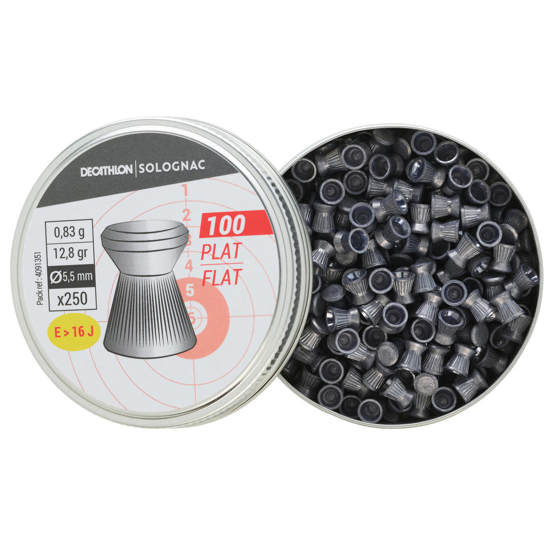 PLOMB PLAT 5,5mm x 250q