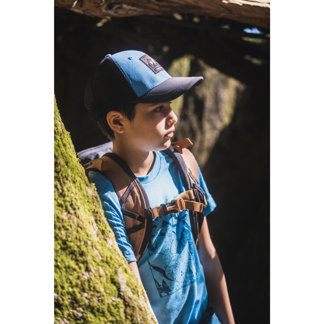 Casquette de randonnée 7-15 ans enfant, MH500 Trucker