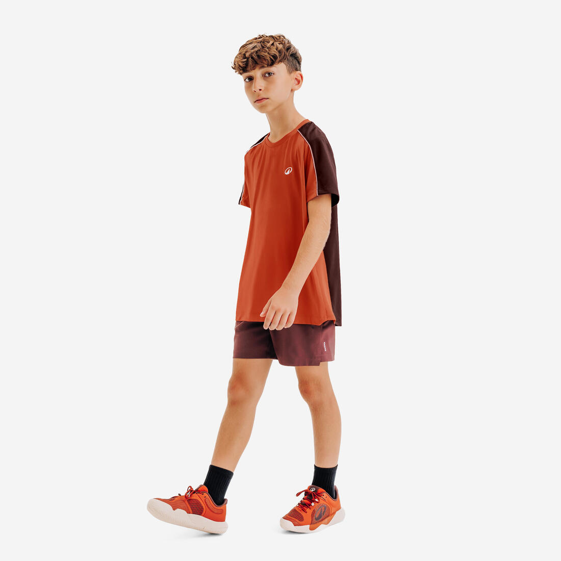 T-shirt de tennis Junior col rond - TTS DRY JR