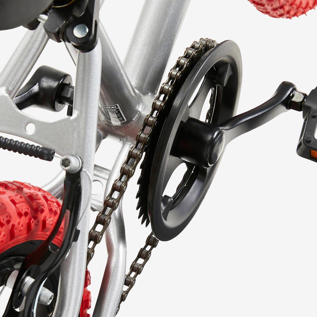 BMX ENFANT 16" WIPE 500 GRIS 5-7 ANS