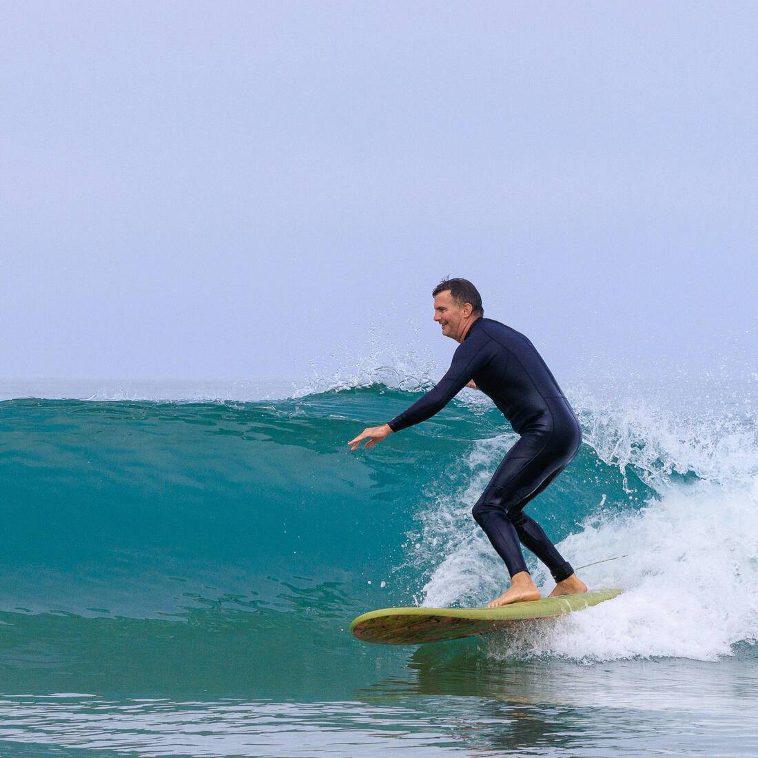 Combinaison intégrale surf, caoutchouc naturel 2/2 mm Homme, Yulex 100 bleu