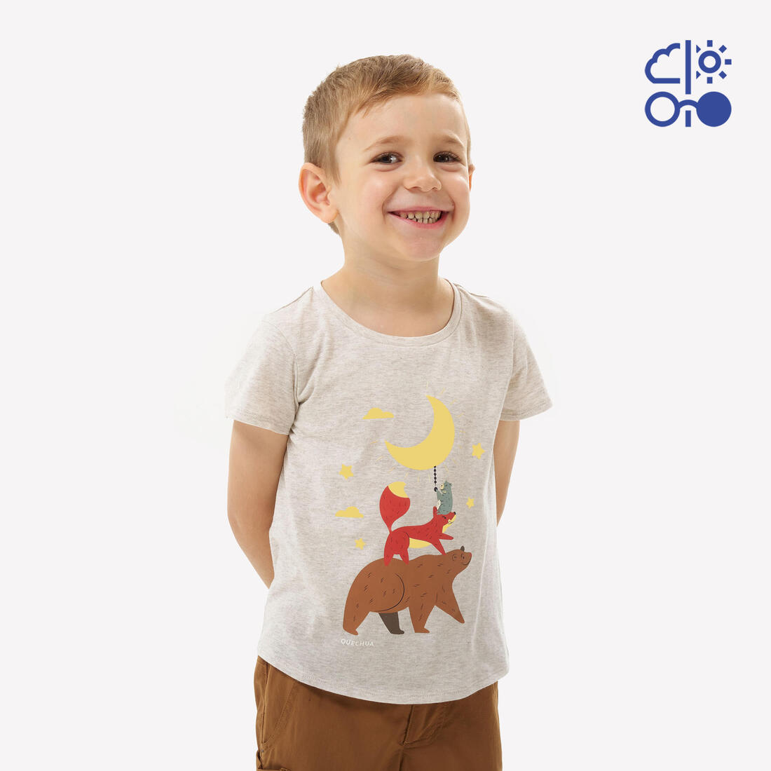T-Shirt enfant MH100 vert - 2-6 ANS