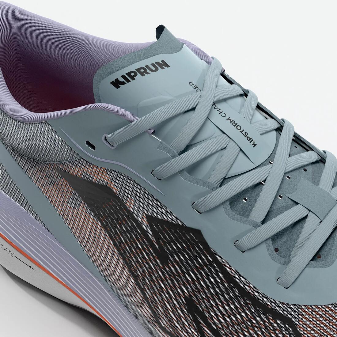 Chaussures de running route plaque carbone femme, Kiprun Kipstorm Challenger