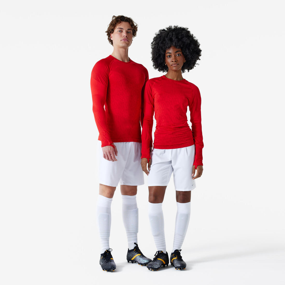 Sous-maillot de foot thermique sans-couture manches longues, Keepdry