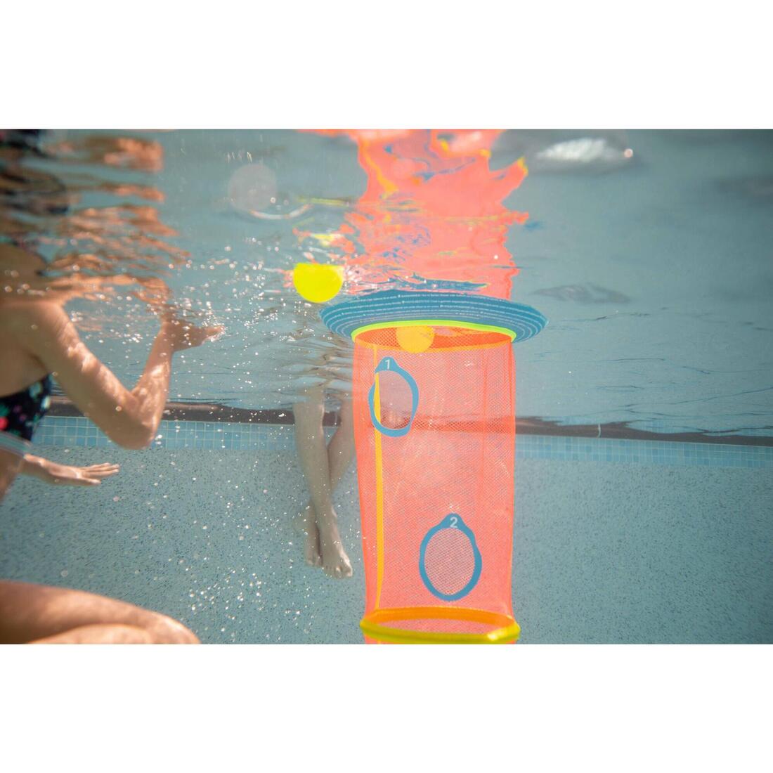 Jeu aquatique d'immersion tiball sac+ filet + 3 balles