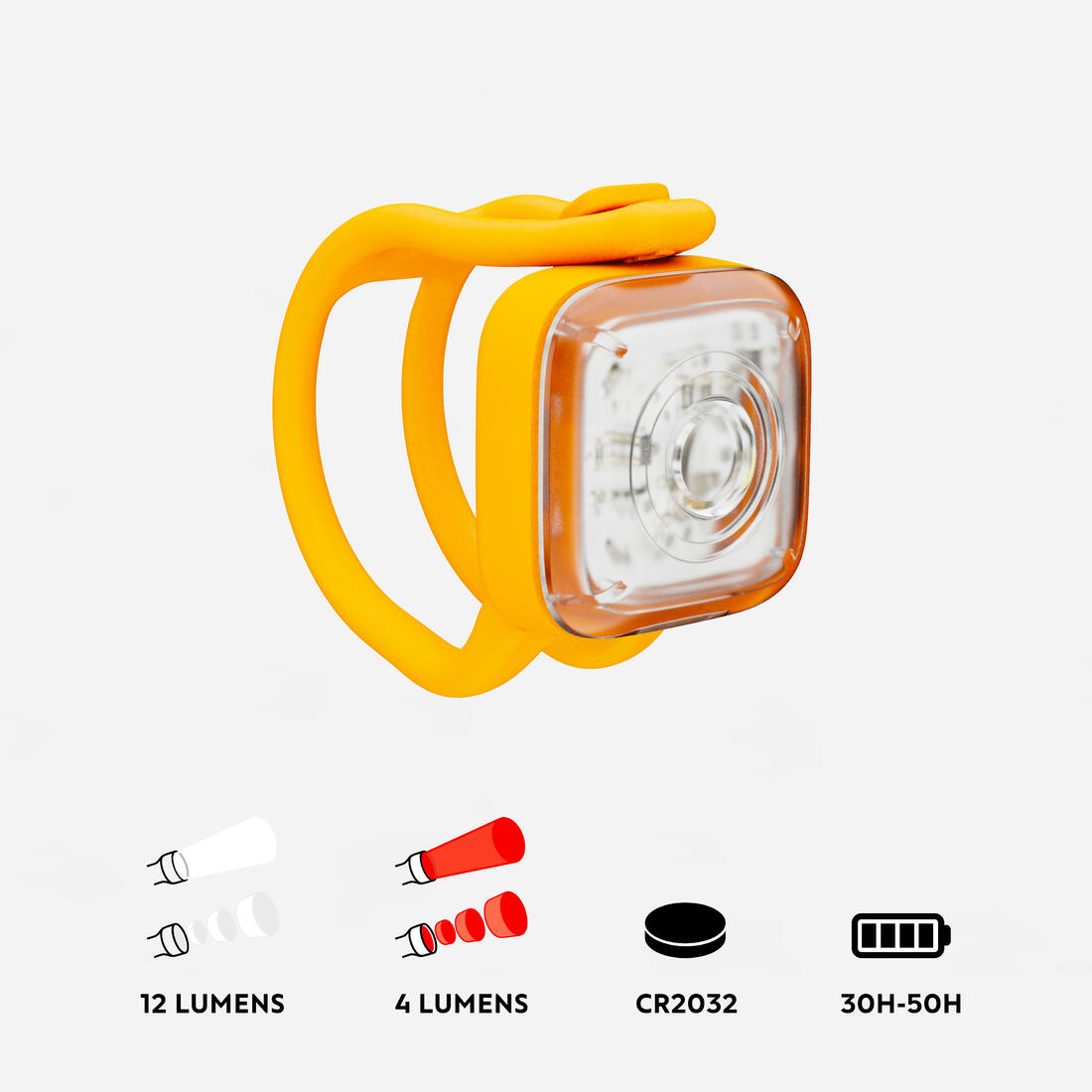 ECLAIRAGE VELO AVANT/ARRIERE SL110 A PILE