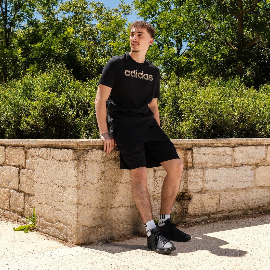 T-SHIRT DE FITNESS SOFT TRAINING ADIDAS HOMME NOIR
