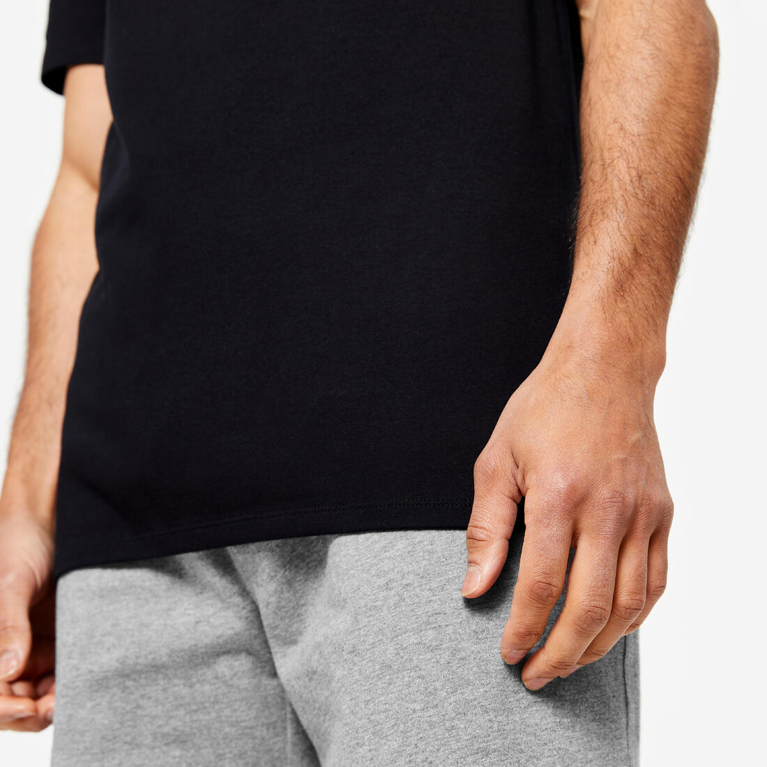 T-shirt slim en coton Homme