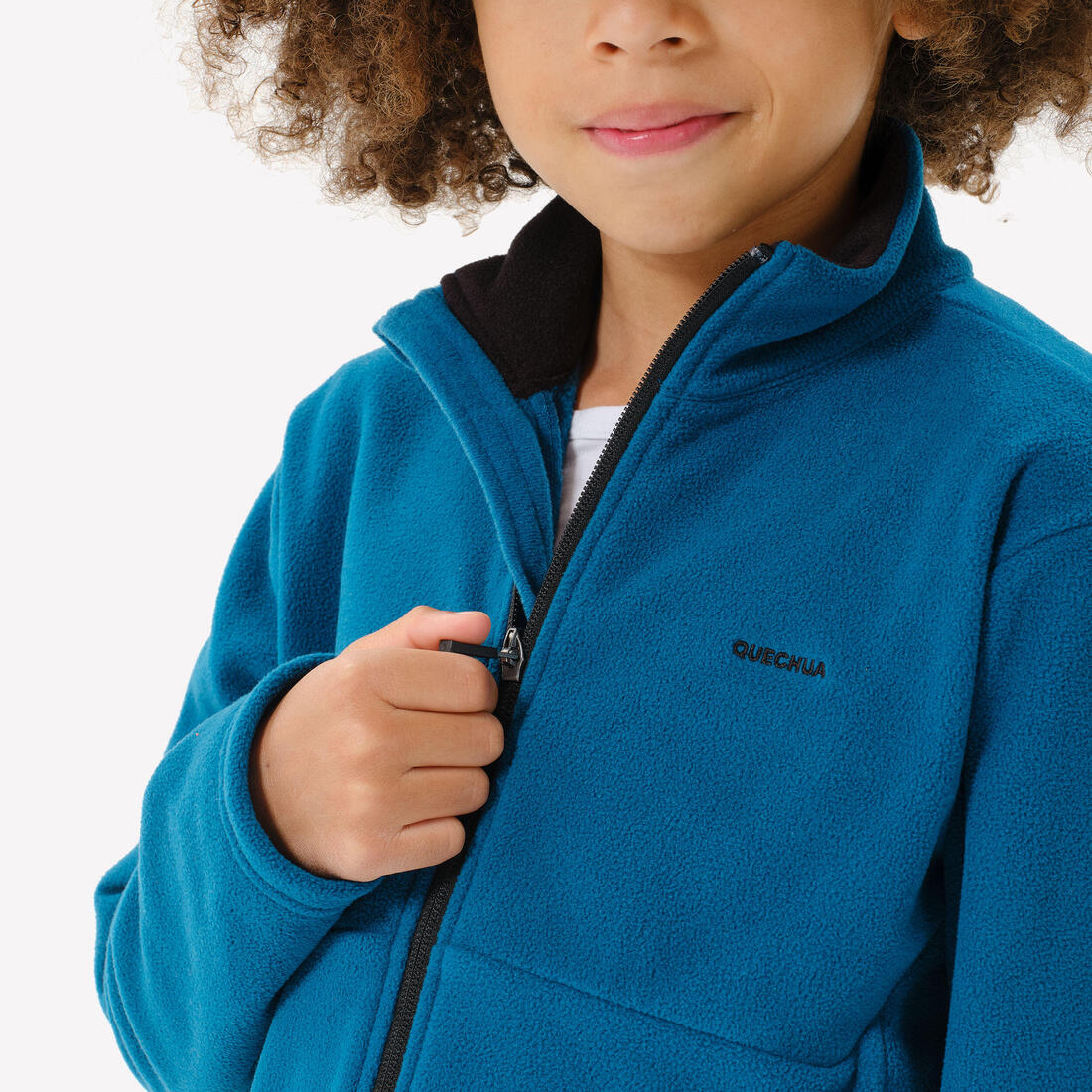 Veste polaire de randonnée enfant 7-15 ans, MH500 zip