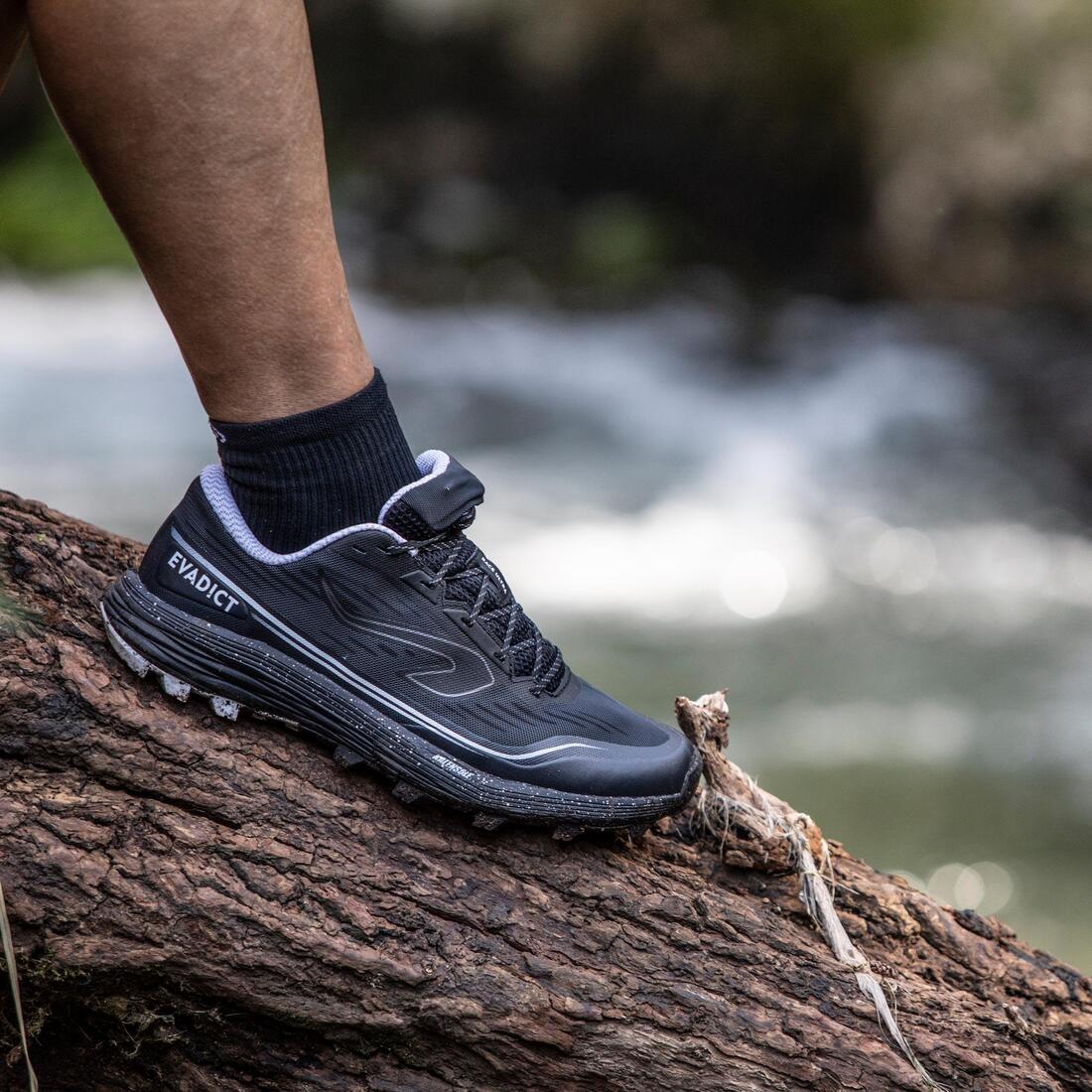 Chaussures de trail running pour homme Race ULTRA orange et noir