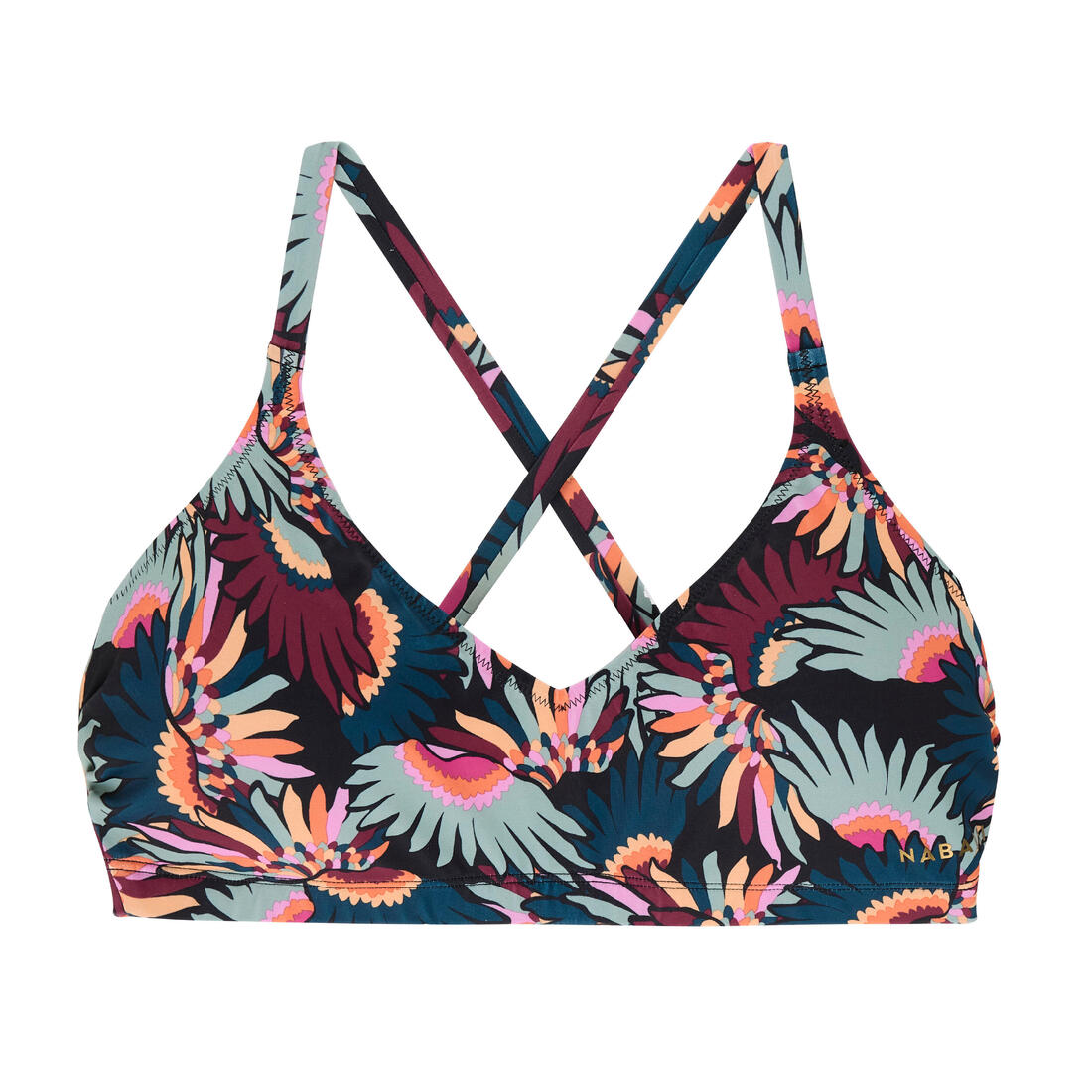 Haut de maillot de bain de natation femme lila ara