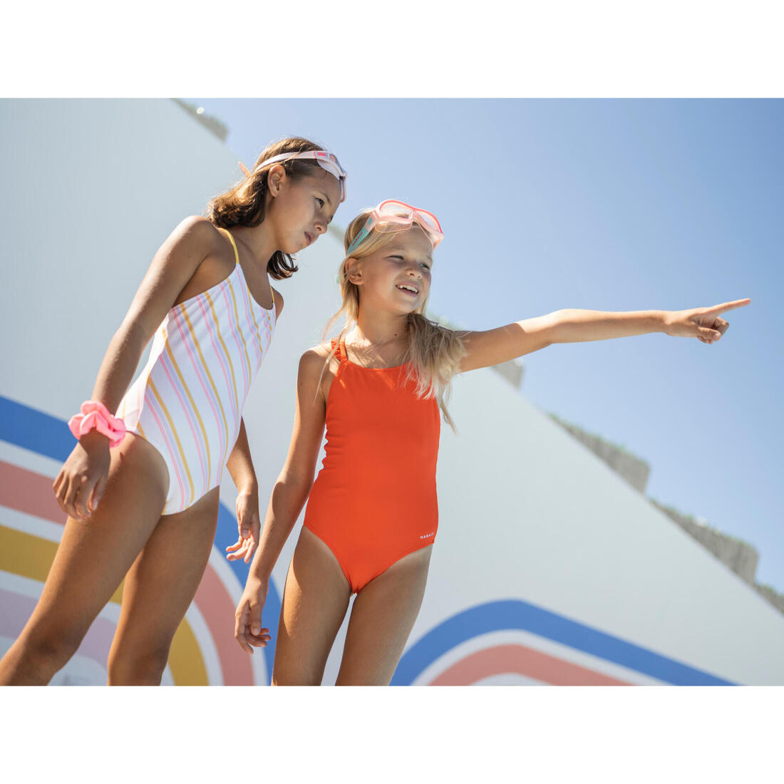 Maillot de bain de natation 1 pièce fille lila cobe