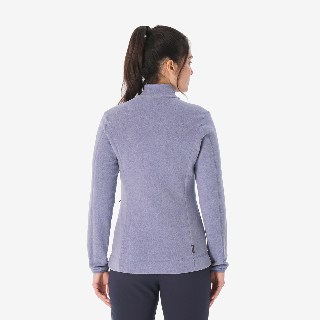Polaire de randonnée montagne femme, MH100 full zip