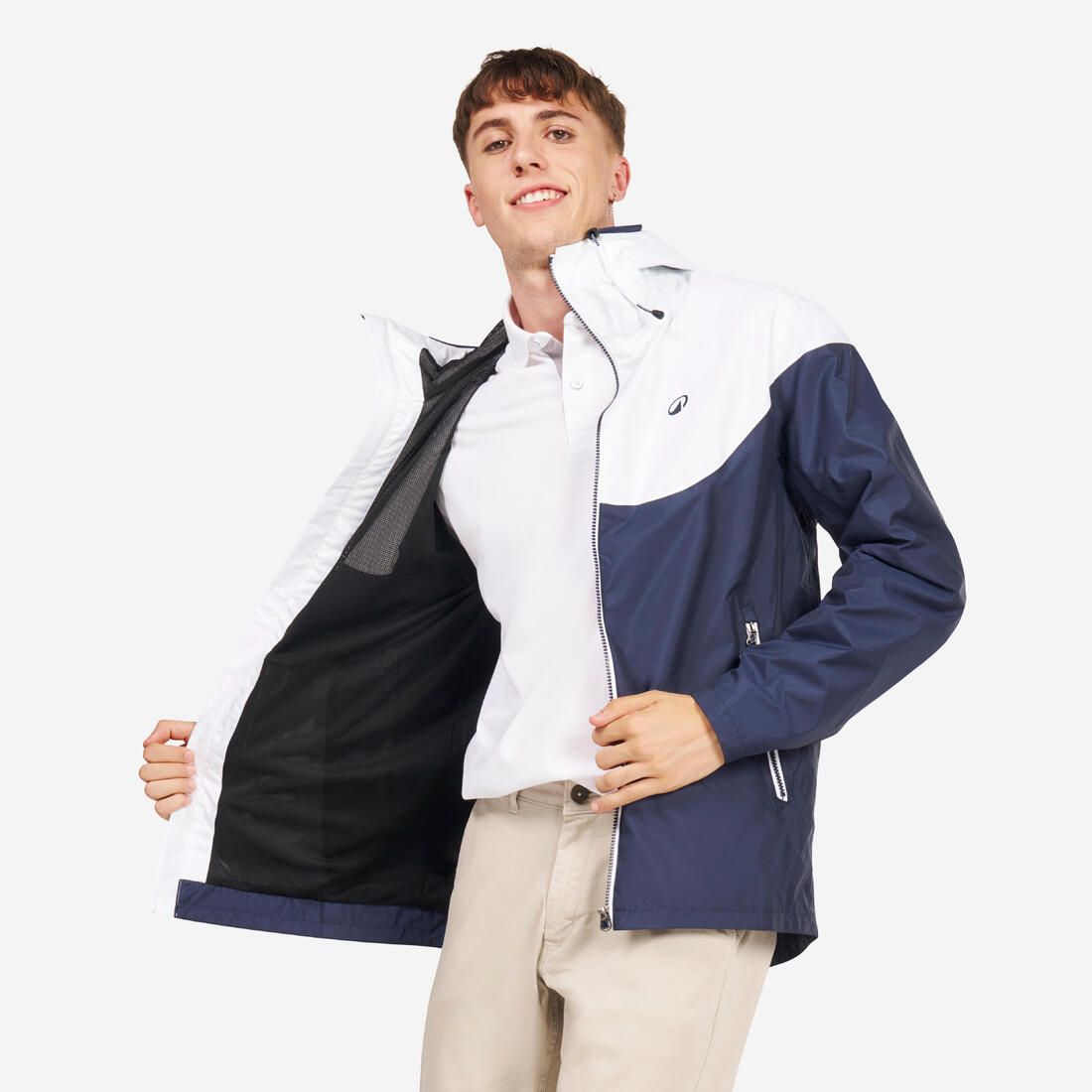Veste imperméable et coupe vent de voile homme, 100