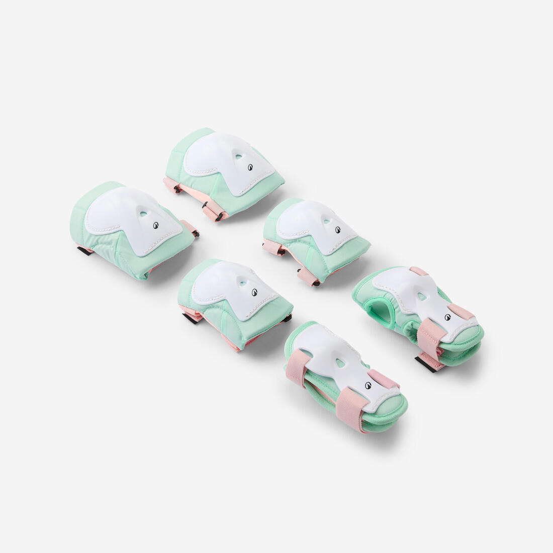 Set 3x2 protections roller trottinette skate enfant PLAY