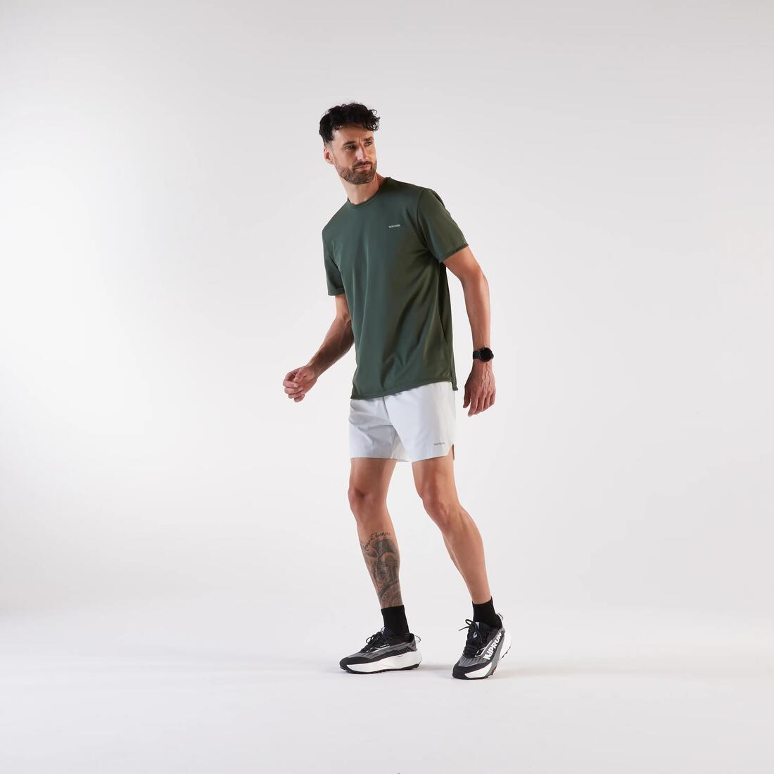 T-shirt de running respirant homme - kiprun run 500 dry