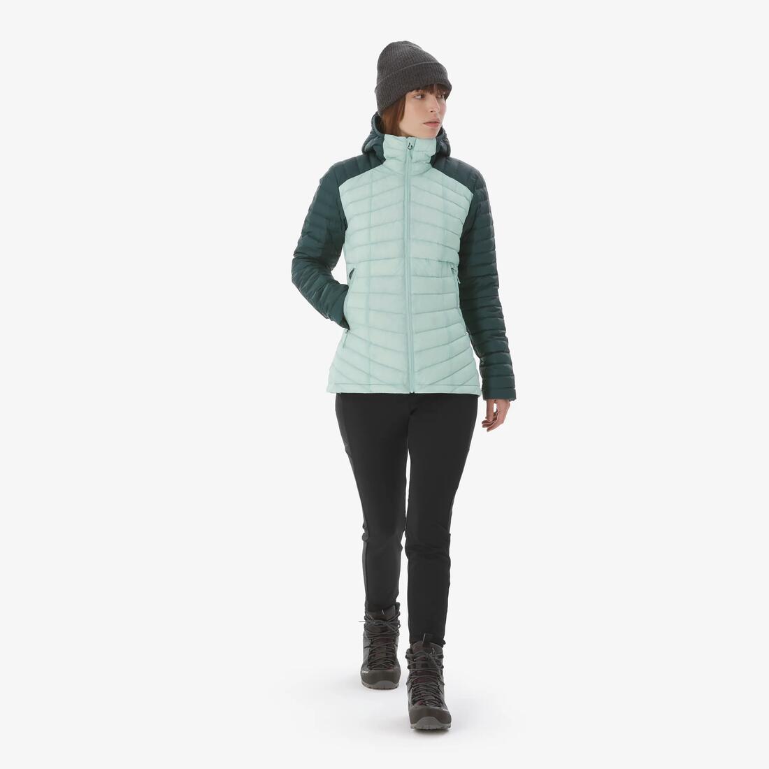 Doudoune de trekking légère en duvet -3°C femme, Xplore