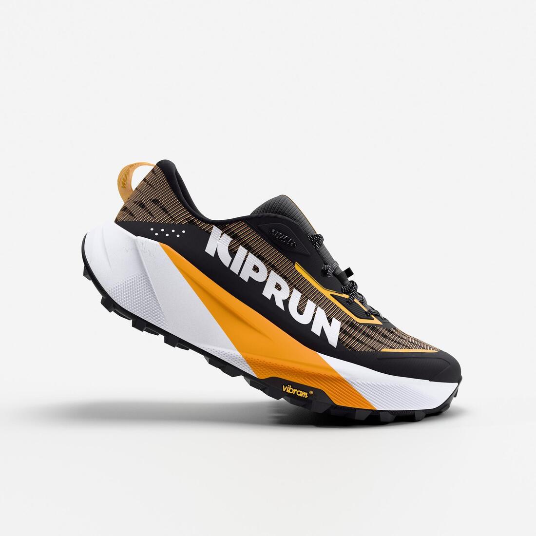 Chaussures de running trail homme, Kiprun kipsummit max, orange et