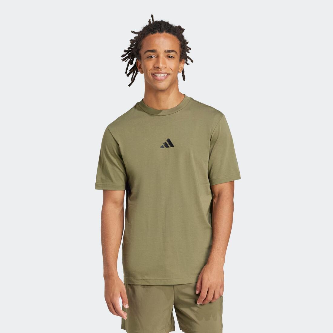 T-shirt de fitness en coton pour homme
