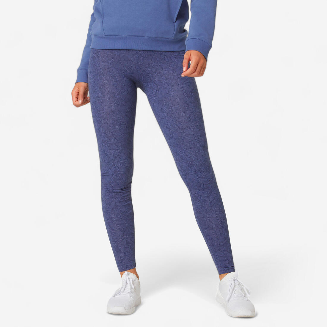 Legging fitness long coton extensible respirant femme - Fit+