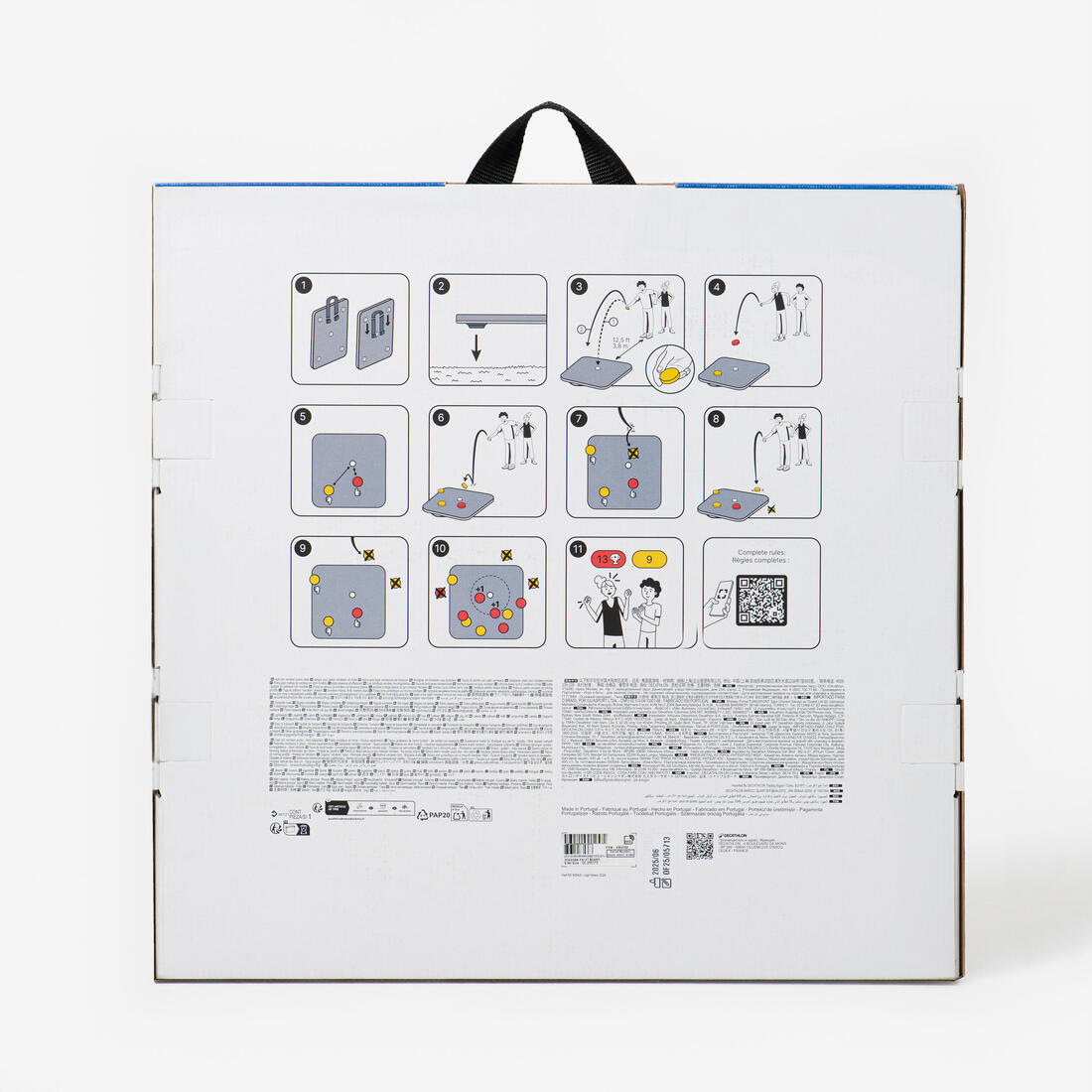 PLAQUE POUR JEU DE PALETS 45x45 cm