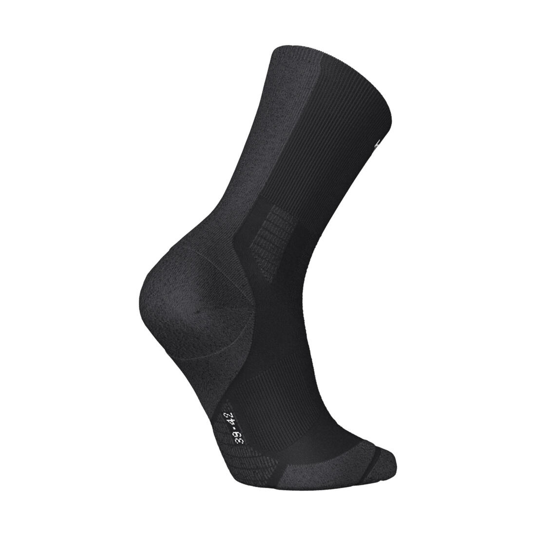 Chaussettes de running KIPRUN run900 fines mi-mollet noires
