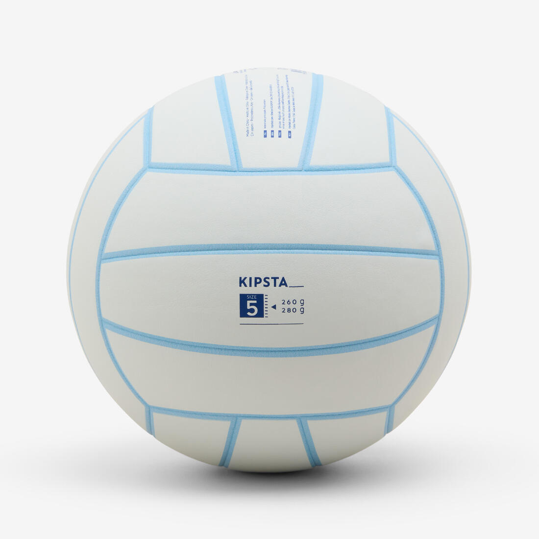 Ballon de volley-ball V500 gris, bleu et