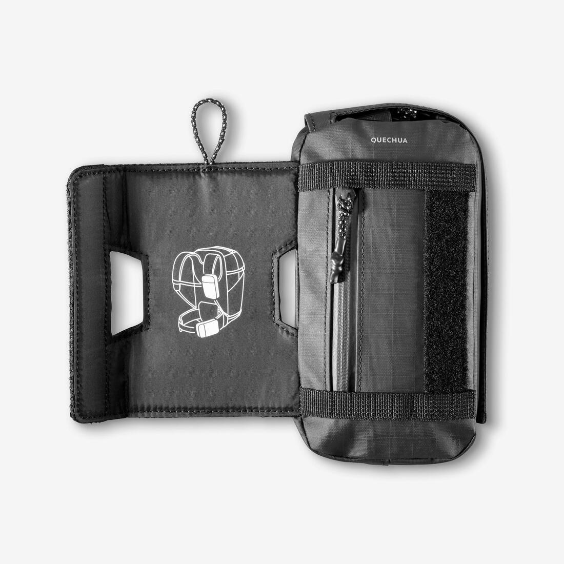 Pochette de sac à dos amovible et imperméable, Travel 500 noir