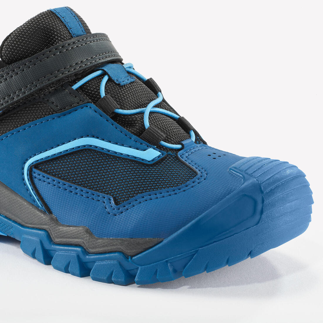 Chaussures imperméables de randonnée enfant scratch -CROSSROCK vertes- 28 au 34
