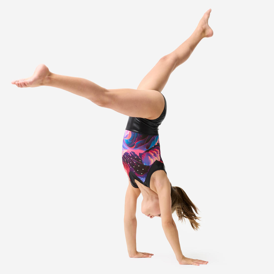 Justaucorps de gymnastique sans manches fille