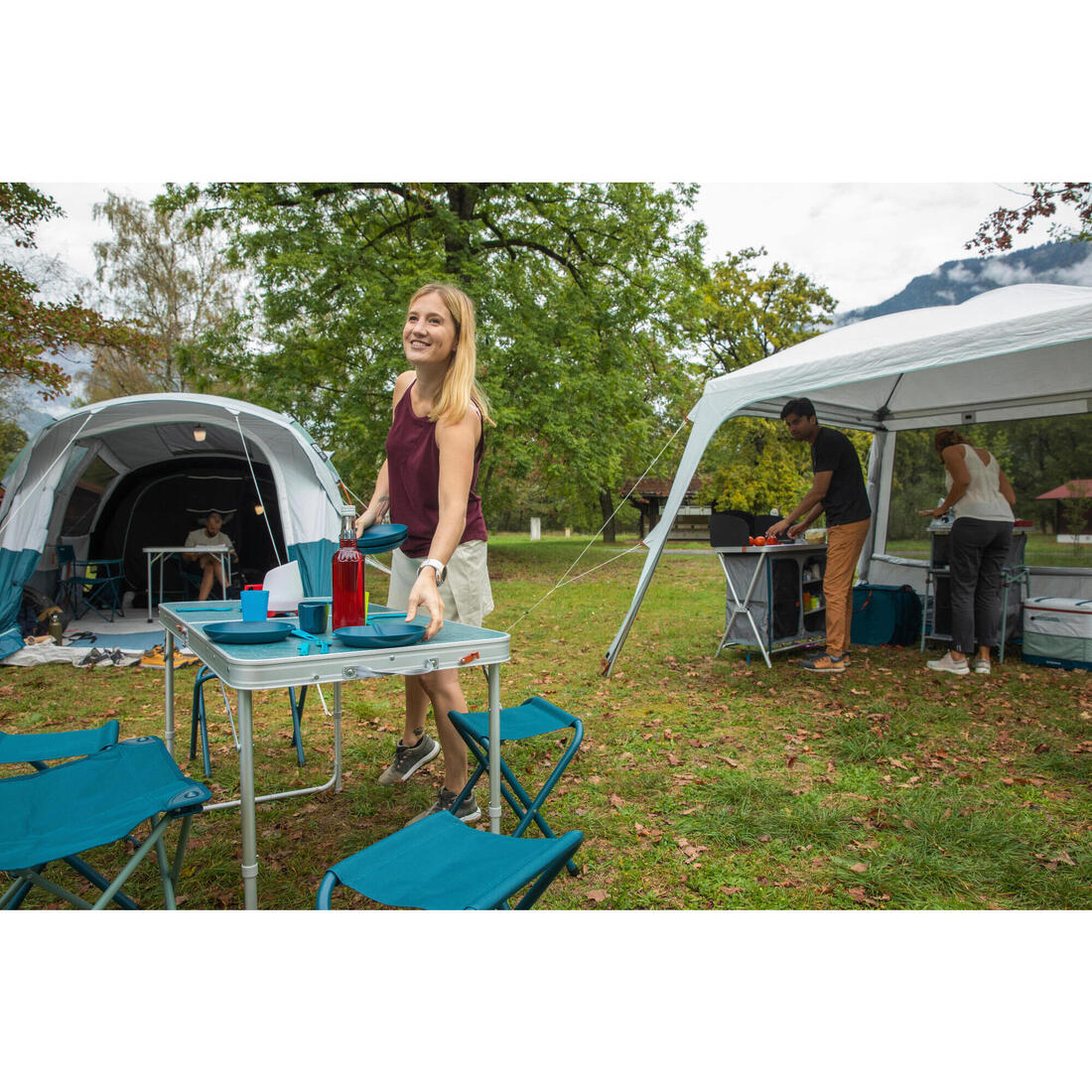 Tente à arceaux de camping - Arpenaz 6.3 F&B - 6 Places - 3 Chambres