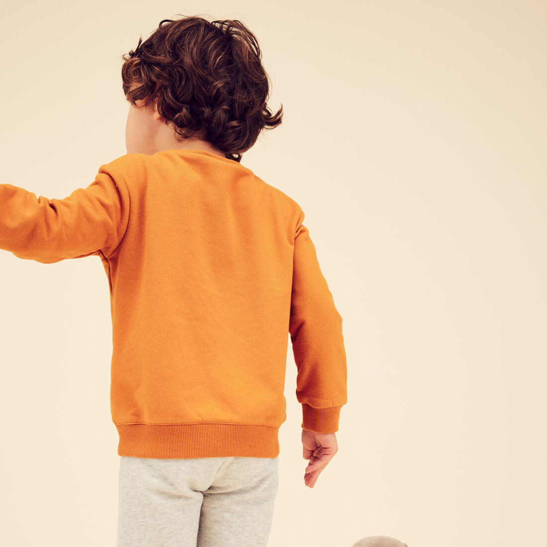 Sweat decat'oons imprimé beige baby gym enfant