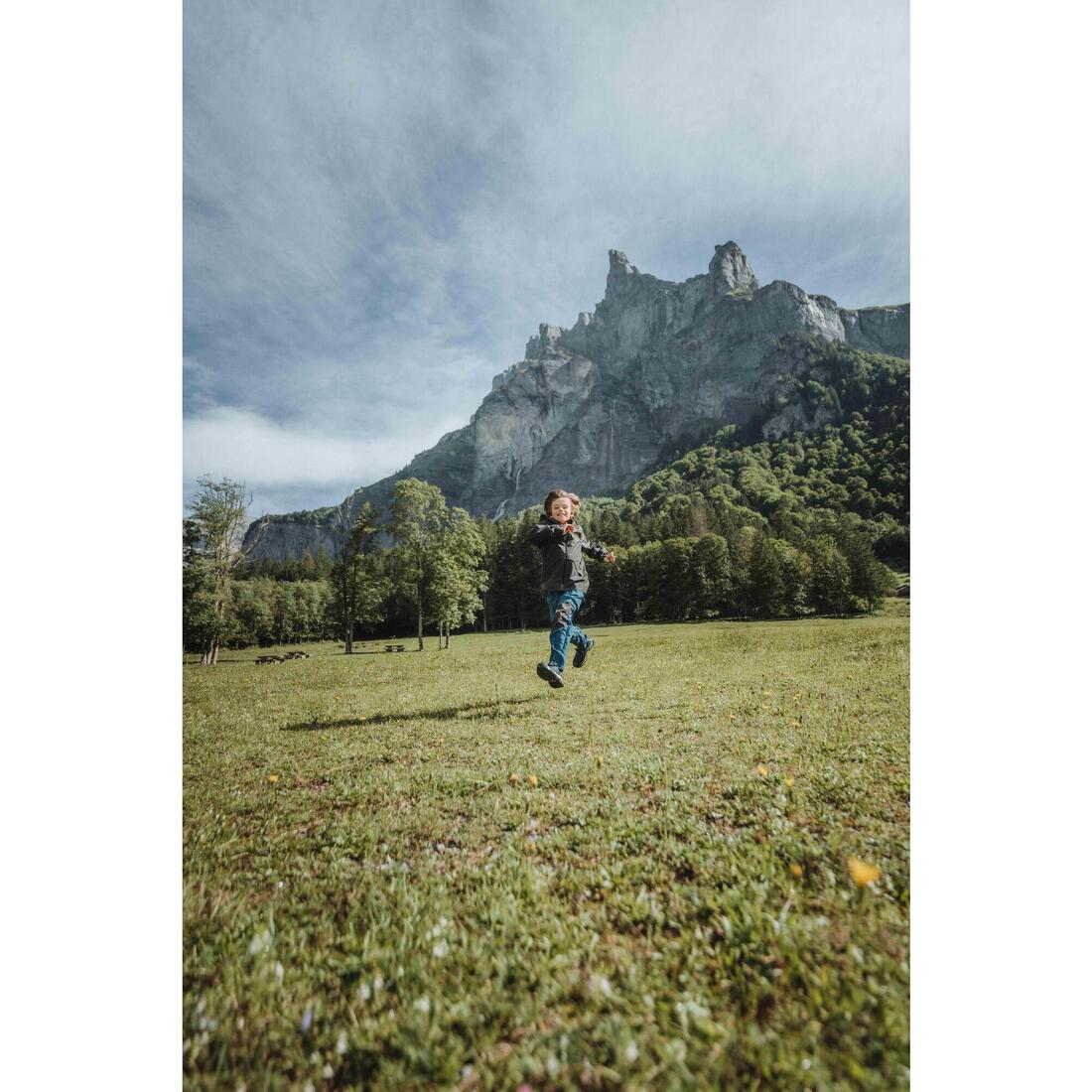 Veste de randonnée montagne imperméable légère enfant 7-15 ans, MH900