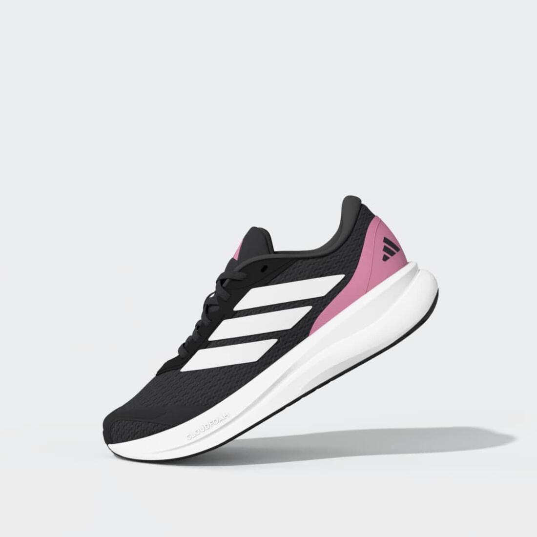 Chaussure de running enfant fille, adidas Runfalcon 6.0 noir et rose