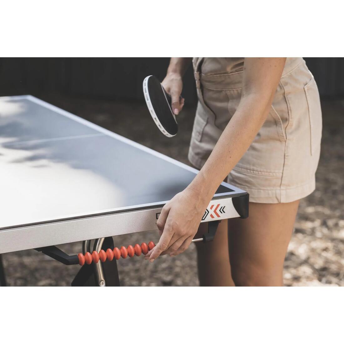 TABLE DE PING PONG EXTÉRIEURE 500X GRISE