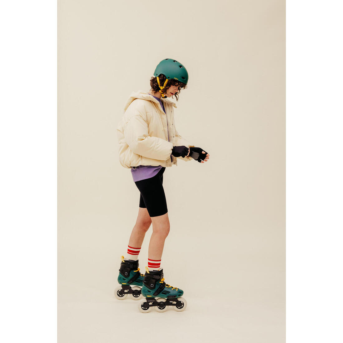 Roller freeskate adulte mf900 urban green