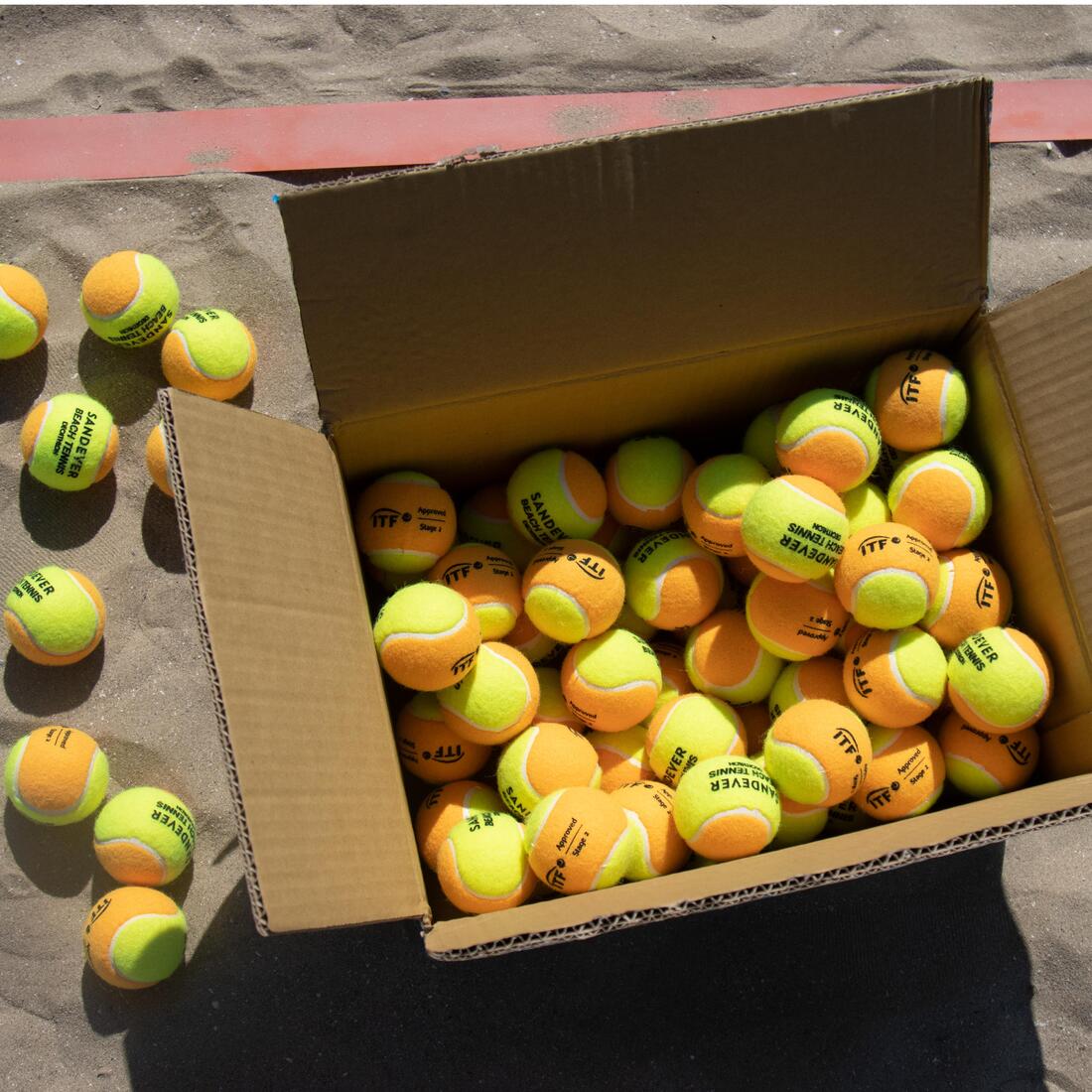 BALLE DE BEACH TENNIS BTB 900 ORANGE S X72