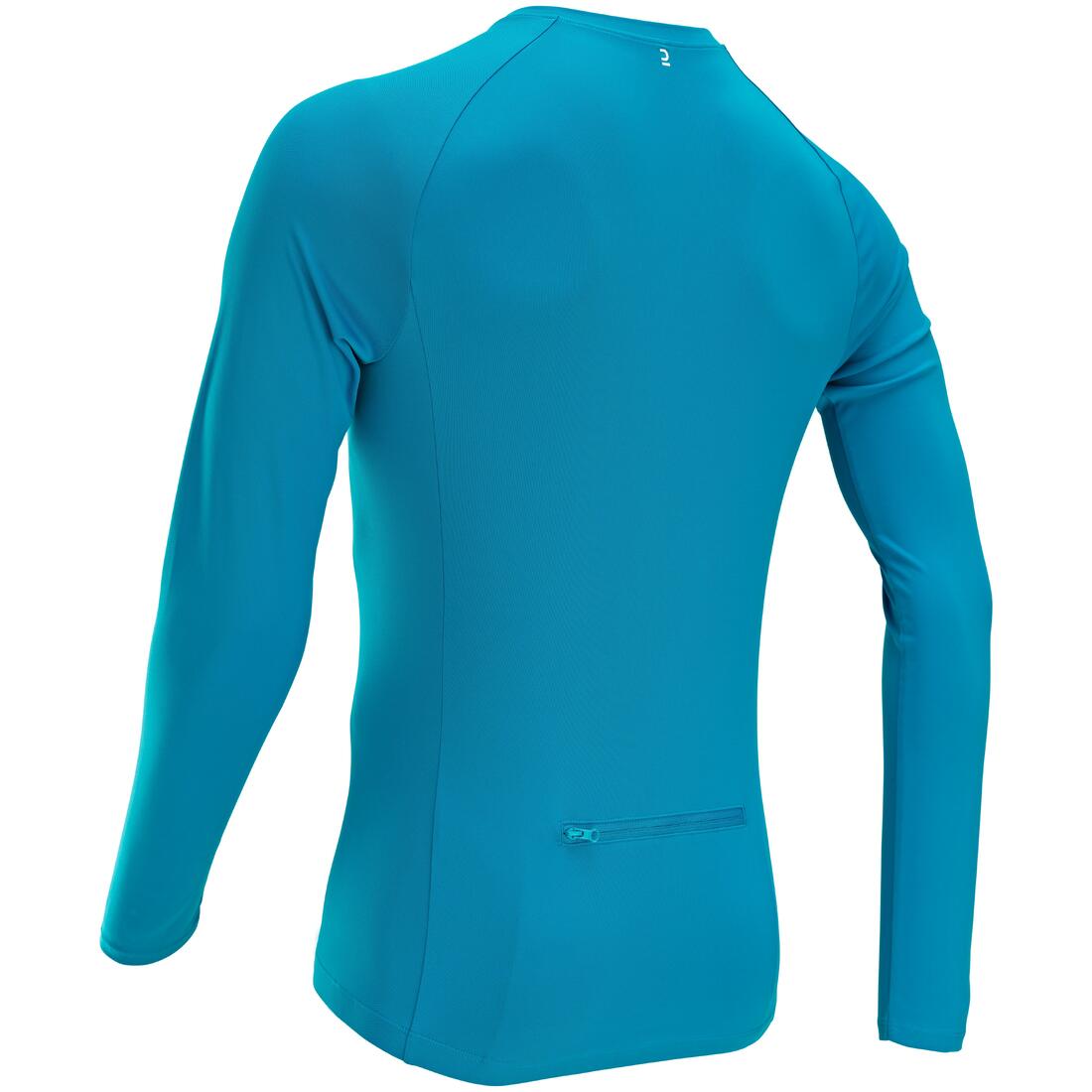 MAILLOT VELO ROUTES MANCHES LONGUES VELO ETE ANTI UV HOMME - ESSENTIEL
