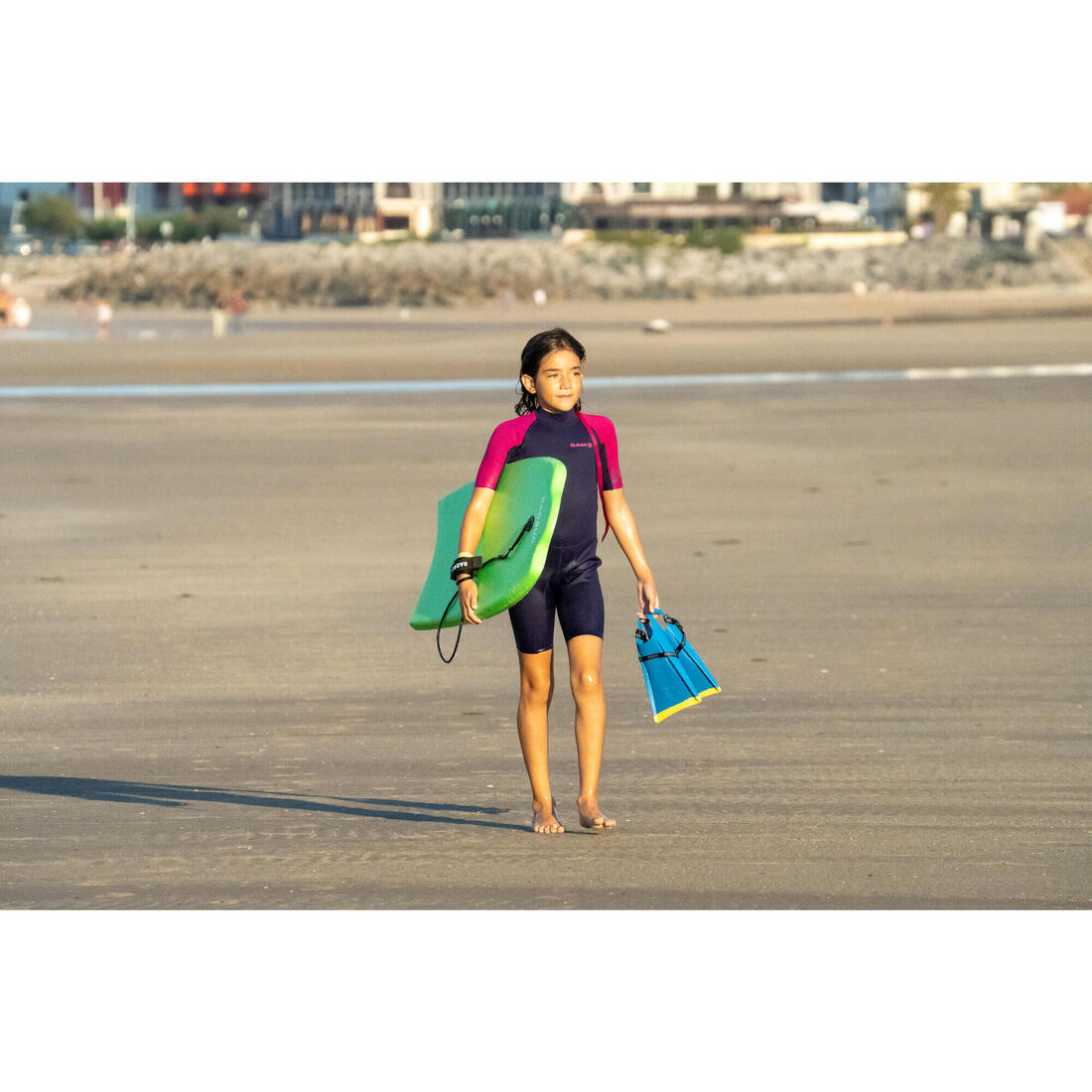 Palmes 100 bodyboard bleu jaune