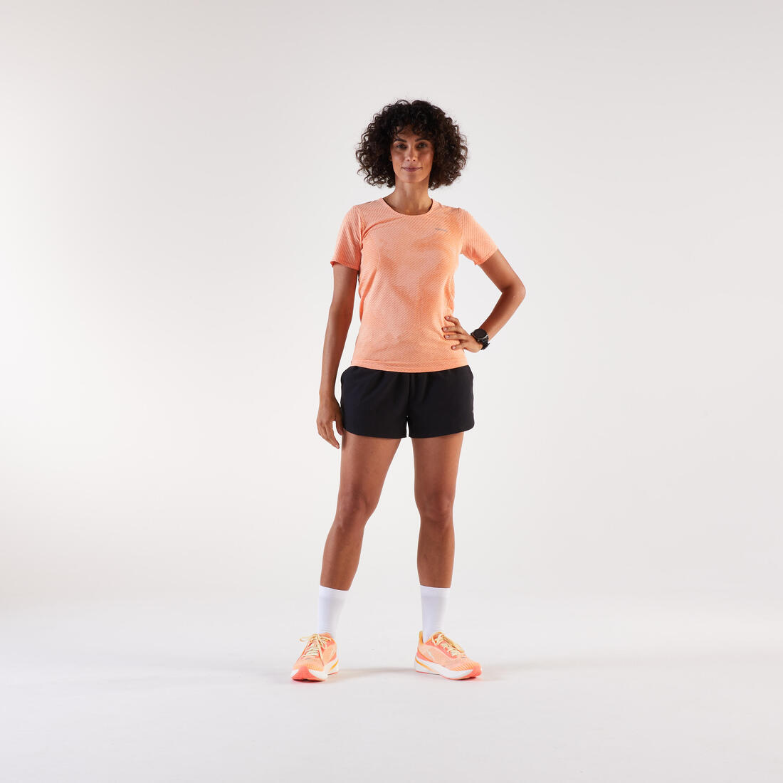 T-shirt de running Femme, Kiprun Run 500 Confort