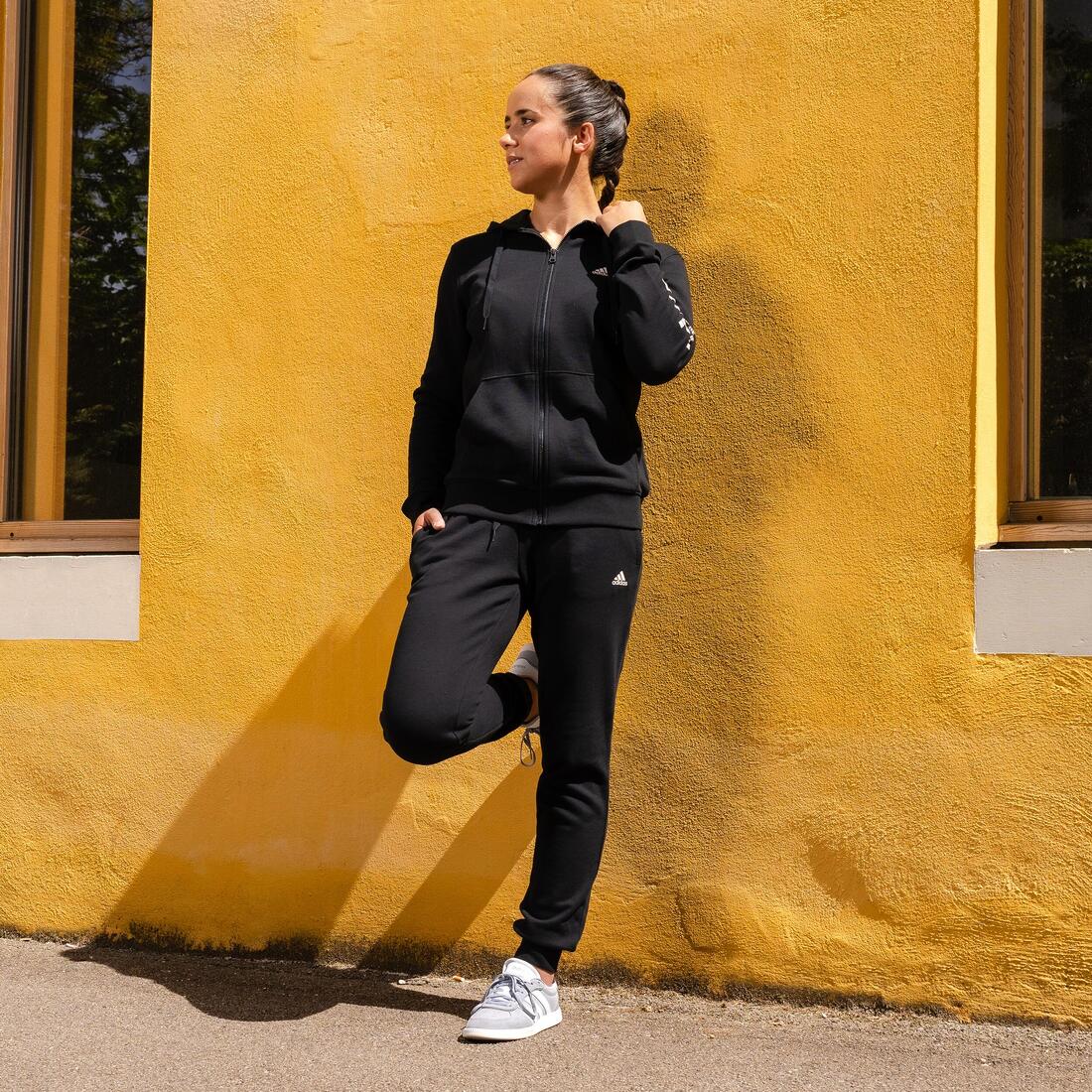 Sweat zippé imprimé Adidas femme