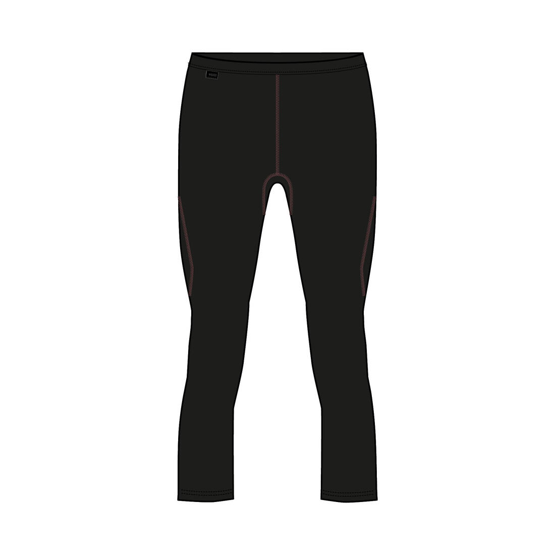 Sous-vêtement pantalon thermique de Ski Homme - BL 100 - Noir