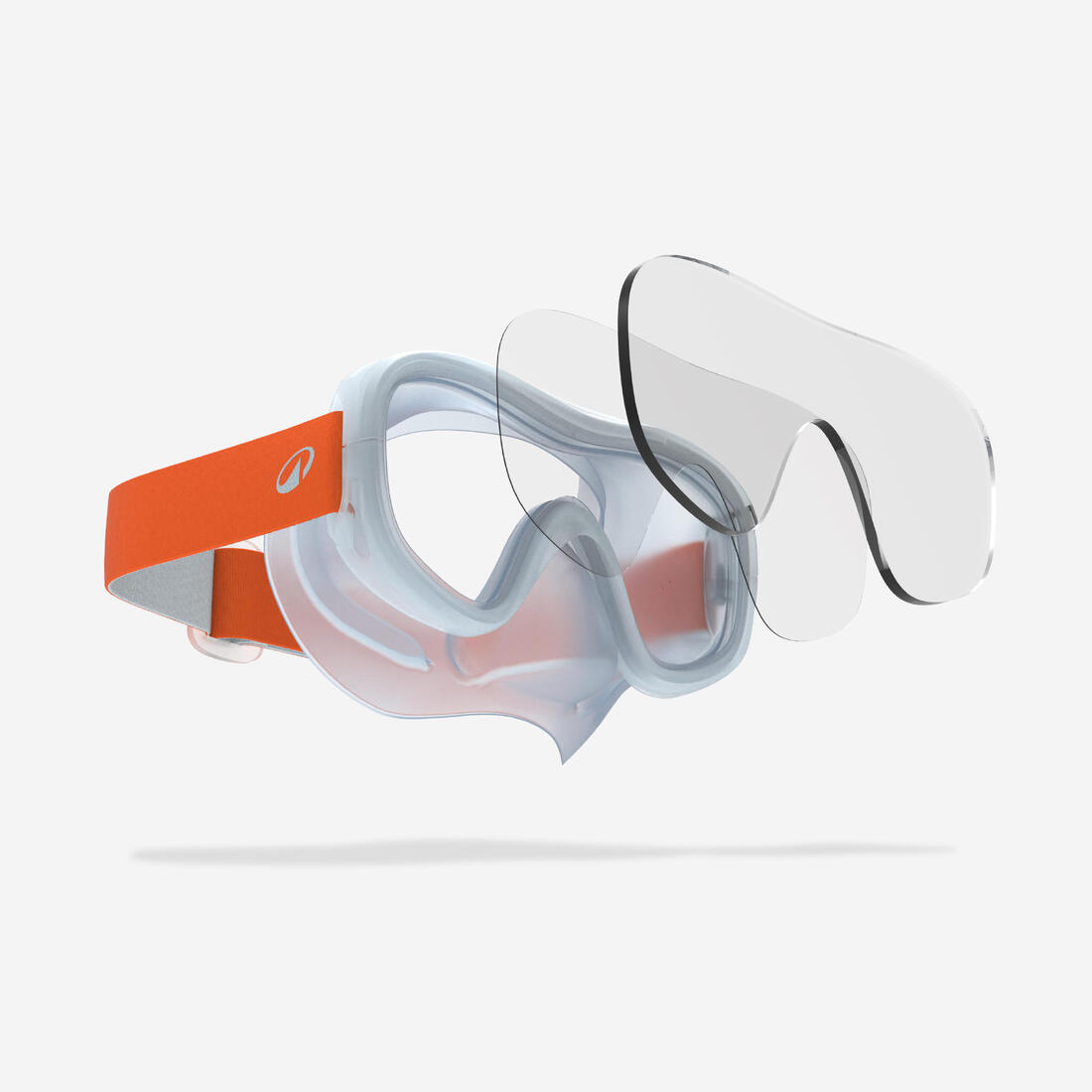 Kit plongée masque ANTI-BUÉE et tuba valve snorkeling, 100 adulte