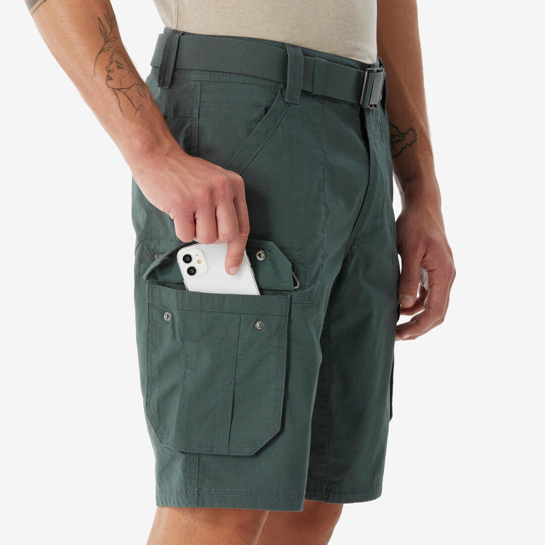 Short de randonnée homme, NH500 Cargo